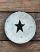 Star Crackled Decorative Wooden Plate