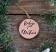 Baby's First Christmas Wood Slice Ornament