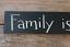 Family is Everything Wooden Sign, by Our Backyard Studio
