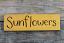 Sunflowers Rustic Wood Sign