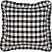 The 18 inch Annie Buffalo Check Black Throw Pillow is a fresh and lighthearted piece tailored to complete the look of your laid-back farmhouse bedroom.