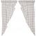 Let in the sun in with the Annie Buffalo Check Grey Prairie Curtain.  Three-tone checks create a relaxed country look for your windows.