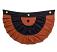 Black and Orange Bunting with Star 
