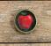 Apple Wood Slice Ornament