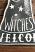 Witches Welcome Chalk Hang-up, by Primitives by Kathy. 