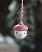 Retro Snowman Acorn Ornament with Striped Hat