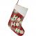 HO HO Holiday 15 inch Stocking by VHC Brands at The Weed Patch