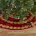 Memories Red 48 inch Tree Skirt by VHC Brands at The Weed Patch
