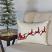 Santa Sleigh Pillow 14x18 by VHC Brands at The Weed Patch
