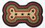 Dog Bone Jute Rug with Stars, by Capitol Earth Rugs