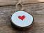 Nordic Heart Wood Slice Ornament
