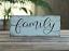 White Family Distressed Sign