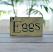 Eggs Wood Sign