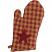 Burgundy Star Oven Mitt by VHC Brands at The Weed Patch