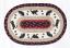 MSP-238 Cat and Kitten Printed Braided Oval Tablemat