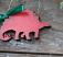 Red Stegosaurus Ornament