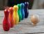 Rainbow Tabletop Bowling Set 