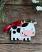 Cute Cow Personalized Ornament