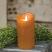 6 inch Cream Flicker Flame Battery Candle.
