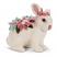 Felt Floral Rabbit Figurine