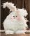 Large Fuzzy White Angora Bunny Doll