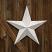 White Barn Star, 24 inch