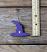 Purple Witch Hat Ornament with Star