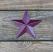 5 inch Burgundy Barn Star