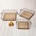 Autumn Wood and Metal Trays (Set of 3)