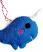 Narwhal Wool Ornament