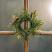 Moss Green Prickly Pine 2 inch Candle Ring