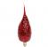 Ruby Red Flickering Silicone Light Bulb Large