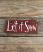 Let it Snow Hand-Lettered Wooden Sign