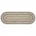 Cobblestone Braided 36 inch Table Runner Oval