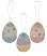 Polka Dot Easter Egg Ornaments