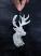 Silver Deer Head Ornament