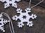 Laser-cut Wood Snowflake Ornaments (Set of 4)