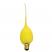 Yellow Colored Silicone Light Bulb (Unscented)