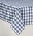 Blue & White Check 54 inch Tablecloth