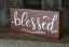 Blessed Small Sign with Leaves
