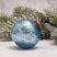 bollywood christmas ornament ornaments vintage style glass antiqued top holiday tree mercury kudgel ribbed ball balls kudgels bauble baubles small 2 inch crackled pastel light pastel sky blue