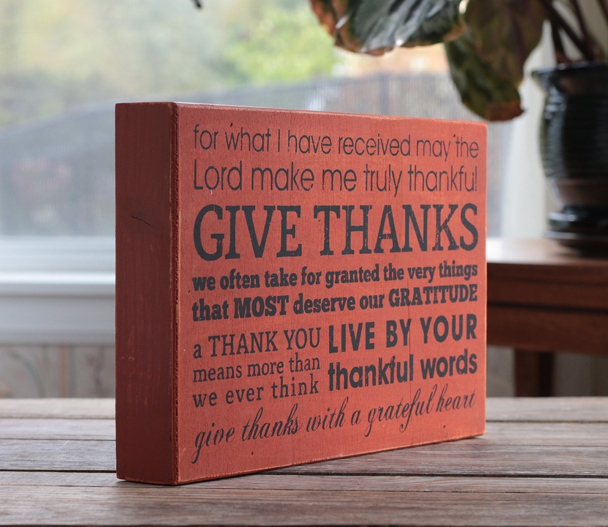 Blessings Give Thanks Primitives by Kathy Ornament Set