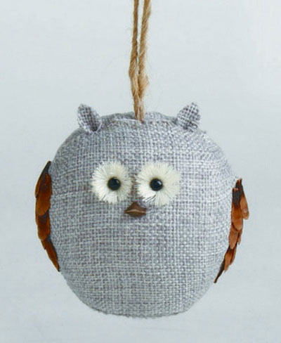 Chalet Owl Ornament, by Tag