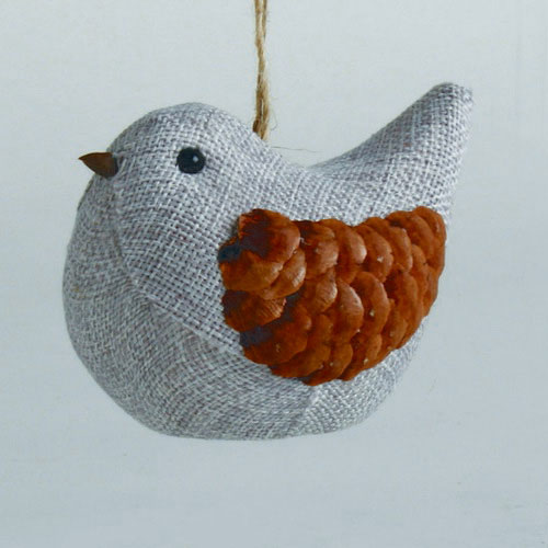 Chalet Bird Ornament, by Tag