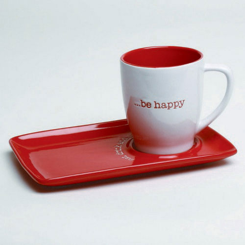 Chalet Plate and Mug Set, by Tag