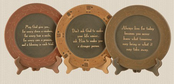 May God Give You Plate, by The Hearthside Collection