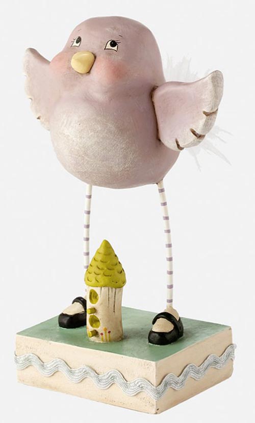 Sweet Treats Bird New Home Figurine, a Janelle Berryman design