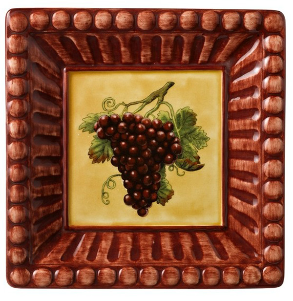 Meritage Appetizer Plate - Red Grapes