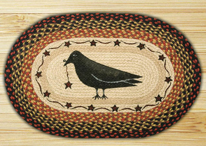 Crow and Star Braided Jute Rug, by Capitol Earth Rugs
