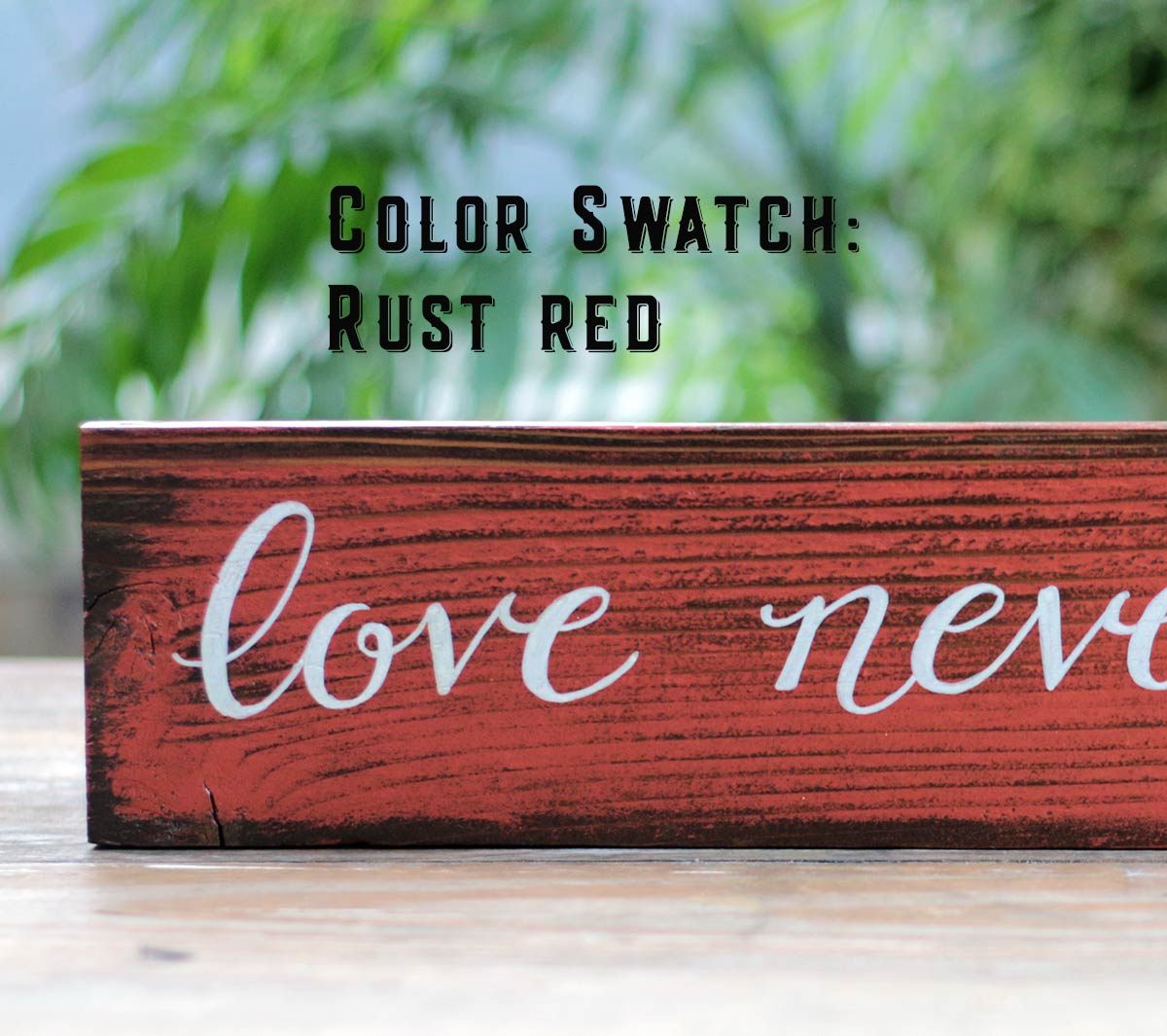 Color Swatch - Rust Red